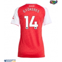 Ženski Nogometni dresi Arsenal Viktor Gyokeres #14 Domači 2025-26 Kratek Rokav